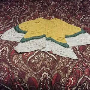 Handmade yarn shawl